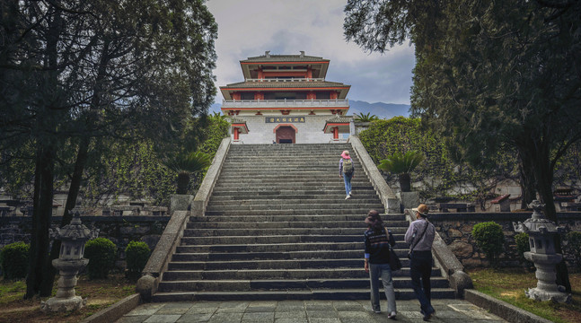 大理崇圣寺古建筑景观