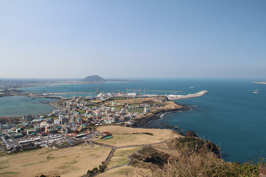 韩国济州海边旅游