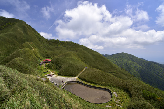 台湾宜兰县山丘风光