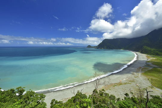 台湾宜兰县海岸风光