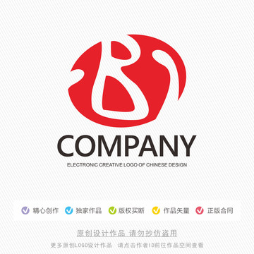 B标志LOGO