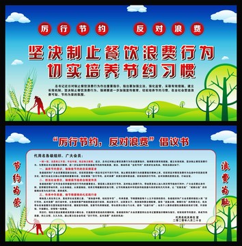 反對(duì)浪費(fèi)倡議書