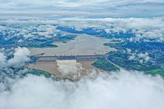 三峡泄洪