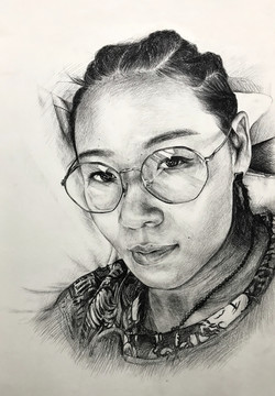 素描自畫像