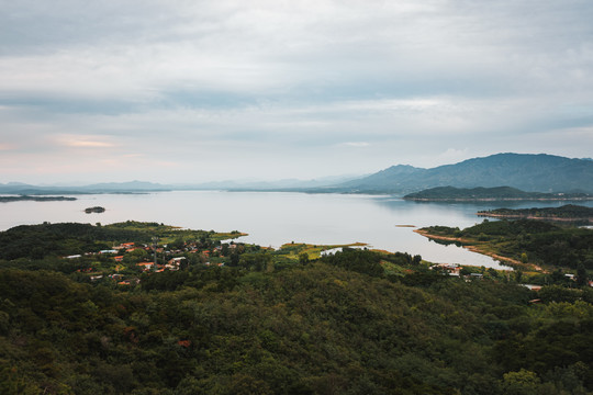 北京郊区密云水库