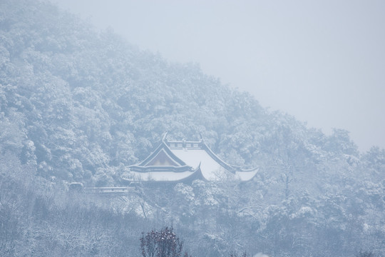 灵隐寺雪韵