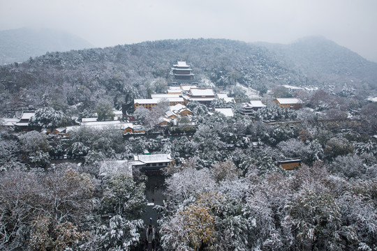 净慈寺雪韵