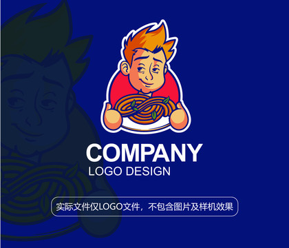 面条卡通LOGO