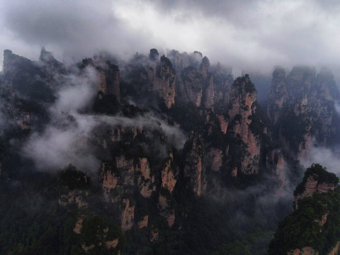 张家界云海峰林