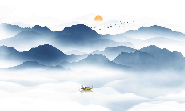 抽象山水畫