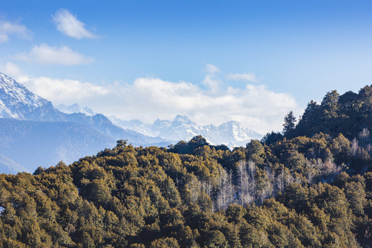 云南德钦梅里雪山自然风光