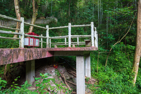 桂林资源县资江天门山景区休憩区