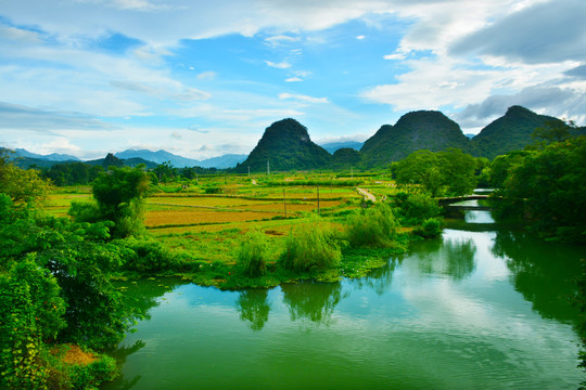 贺州钟山风光