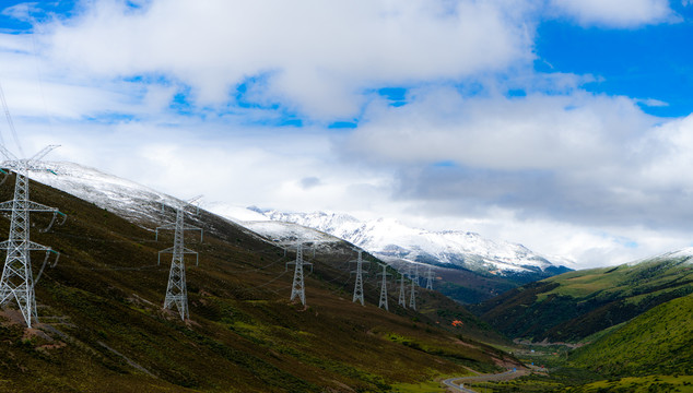 稻城亚丁雪山风光