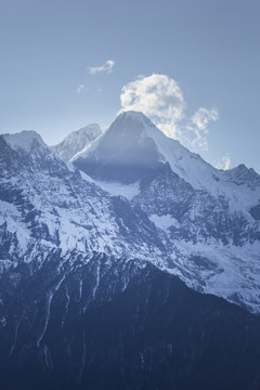 云南德钦梅里雪山自然风光