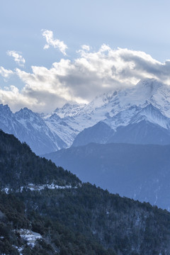 云南德钦梅里雪山自然风光