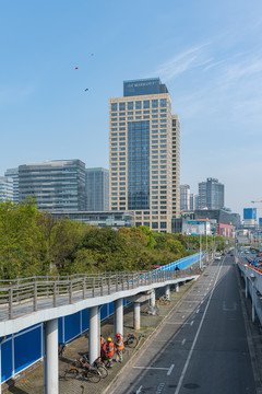 上海长宁苏州河景观走廊步道