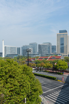 上海长宁苏州河景观走廊步道