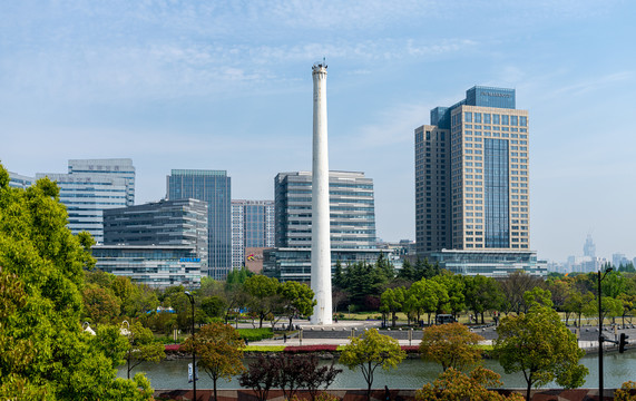 上海长宁苏州河景观走廊步道