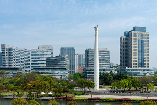 上海长宁苏州河景观走廊步道