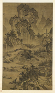 李在山莊高逸圖