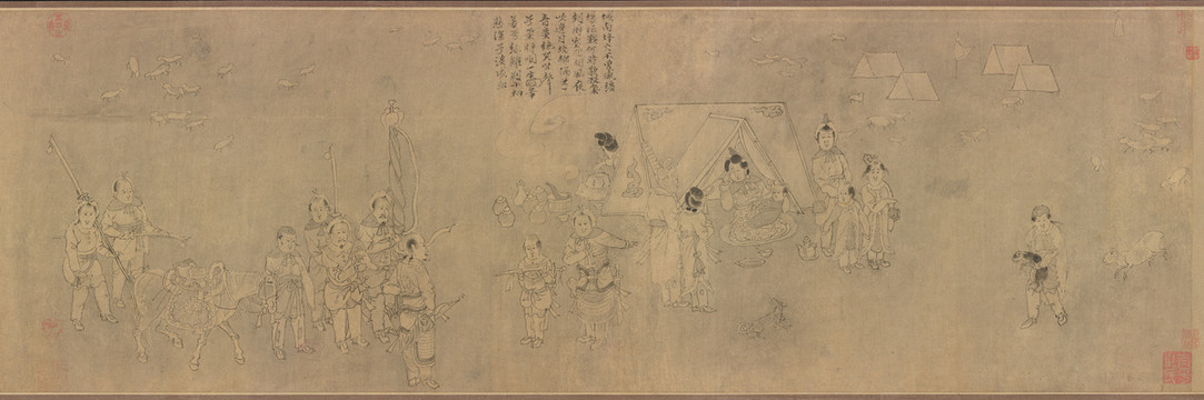 龔開笳拍圖