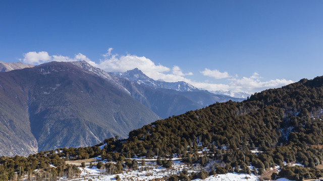 云南德钦梅里雪山自然风光