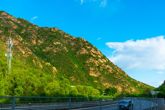 蓝天青山