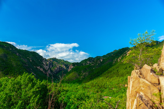 蓝天青山