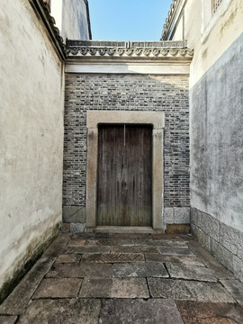 传统建筑深宅大院中式院门