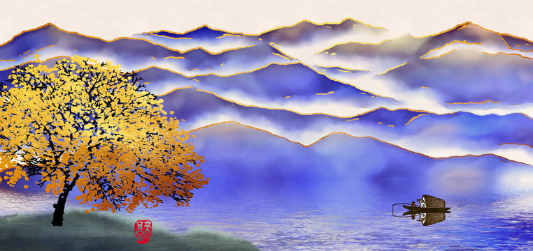 新中式山水