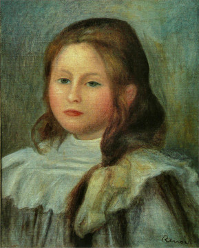 雷诺阿小女孩的肖像