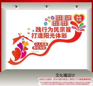 體彩中心樓梯文化墻