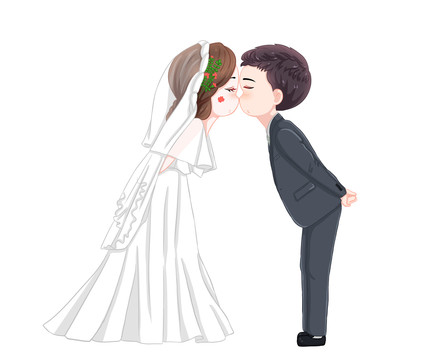 婚禮Q版人物設(shè)計(jì)