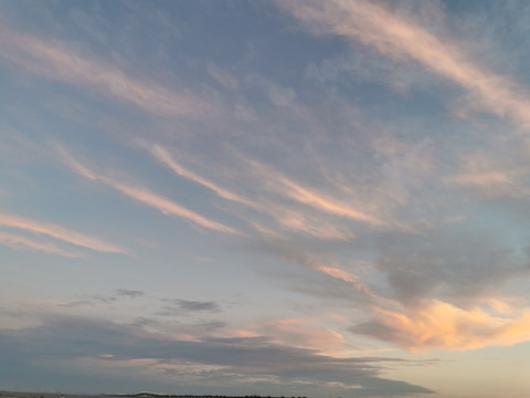 夕阳晚霞天空