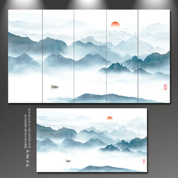 新中式裝飾畫