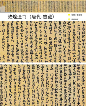 吉藏唐代行書敦煌遺書