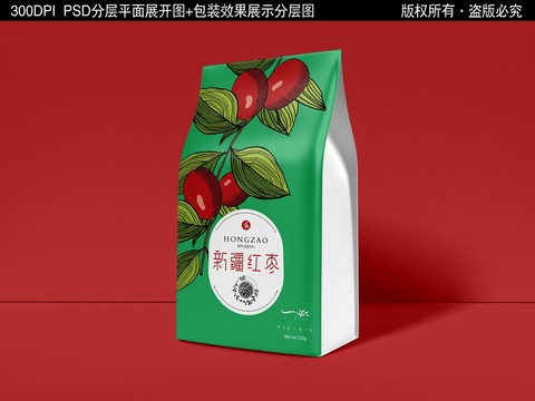 红枣包装袋设计