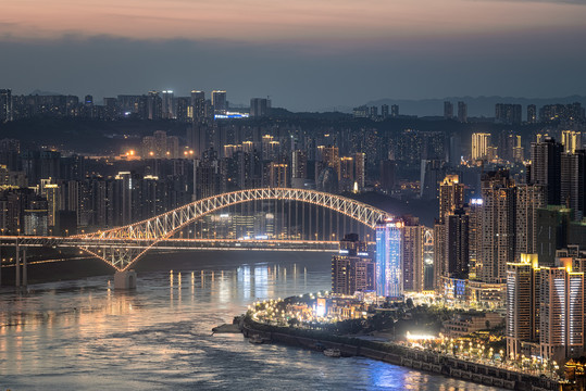 重庆建筑城市夜景风光