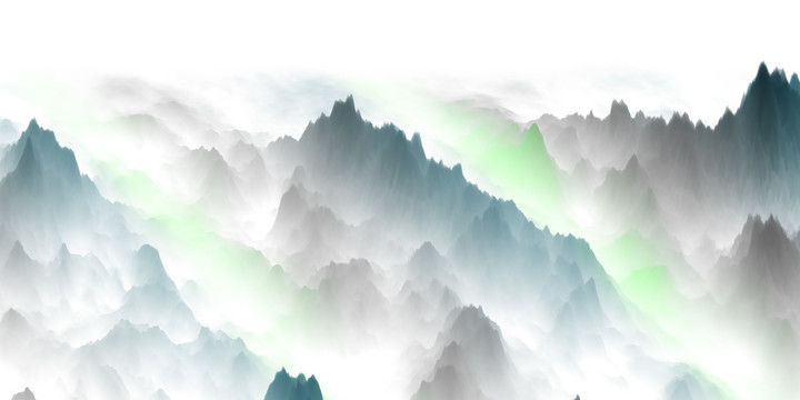 抽象山水