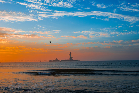 海滨日出