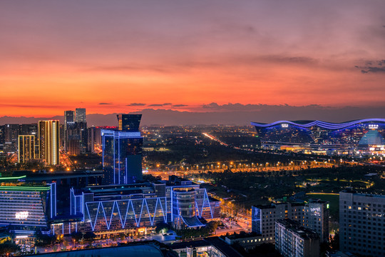 成都城市夜景