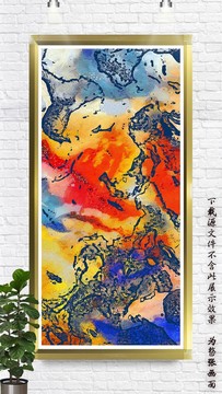 輕奢抽象油畫(huà)