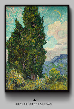 文森特·威廉·梵·高梵高风景油画
