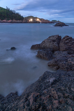 浙江温州洞头岛海滩风光