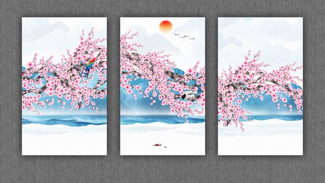 國(guó)畫梅花