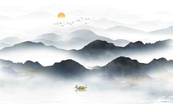水墨裝飾畫