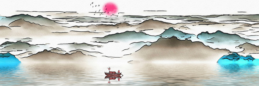 中國(guó)風(fēng)山水