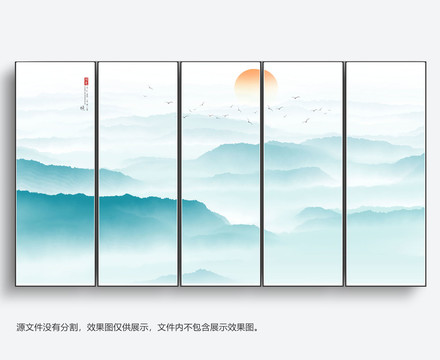 禪意山水畫