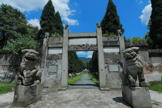 陶澍陵园外景